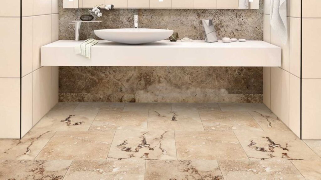 Travertine Vanity Top