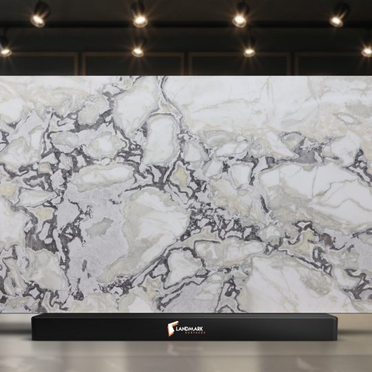 quartz kitchen top: Oyster White Quartzite